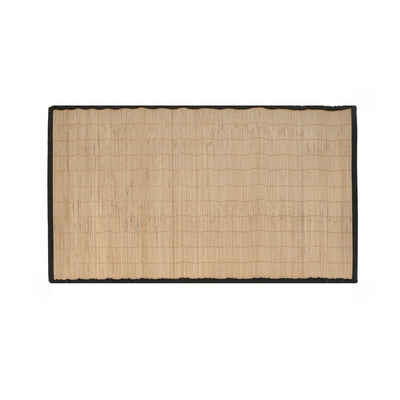 Fußmatte Bambusmatte Bad Küche Flur Läufer Vorleger Küchenteppich Badteppich, HAC24, Rechteckig, Höhe: 5 mm, Bambus 60 x 90 cm Rutschfest