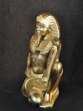 JVmoebel Skulptur Ägyptische Figur Statue Skulptur Figuren Skulpturen hieroglyphen Deko