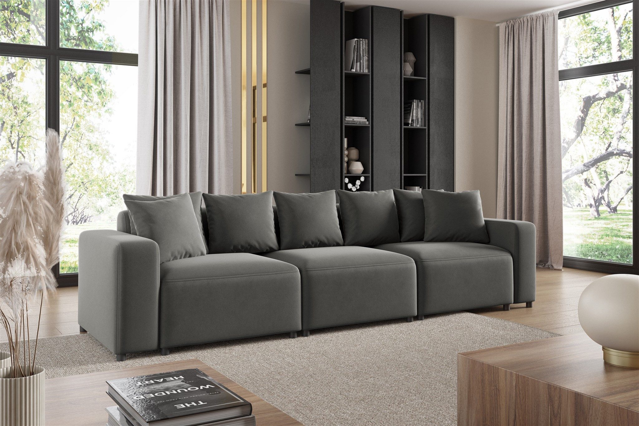 Fun Möbel 3-Sitzer Sofa Designersofa MEGAN günstig online kaufen