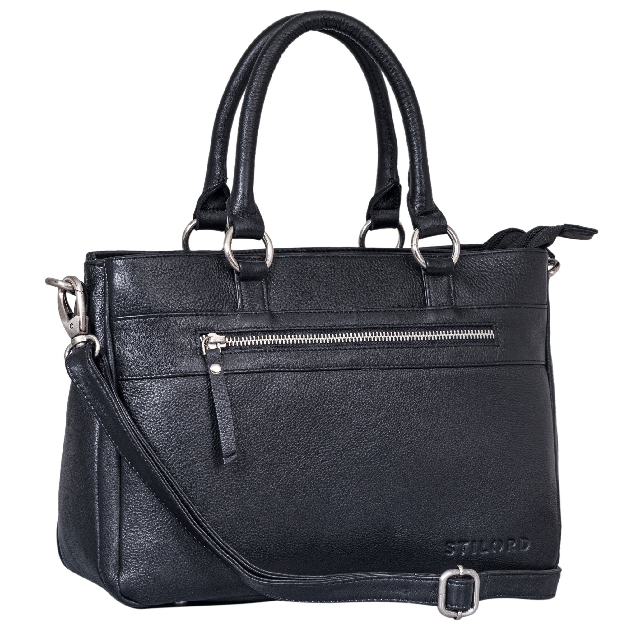 STILORD Handtasche "Frauke" Organisierte Leder Handtasche günstig online kaufen