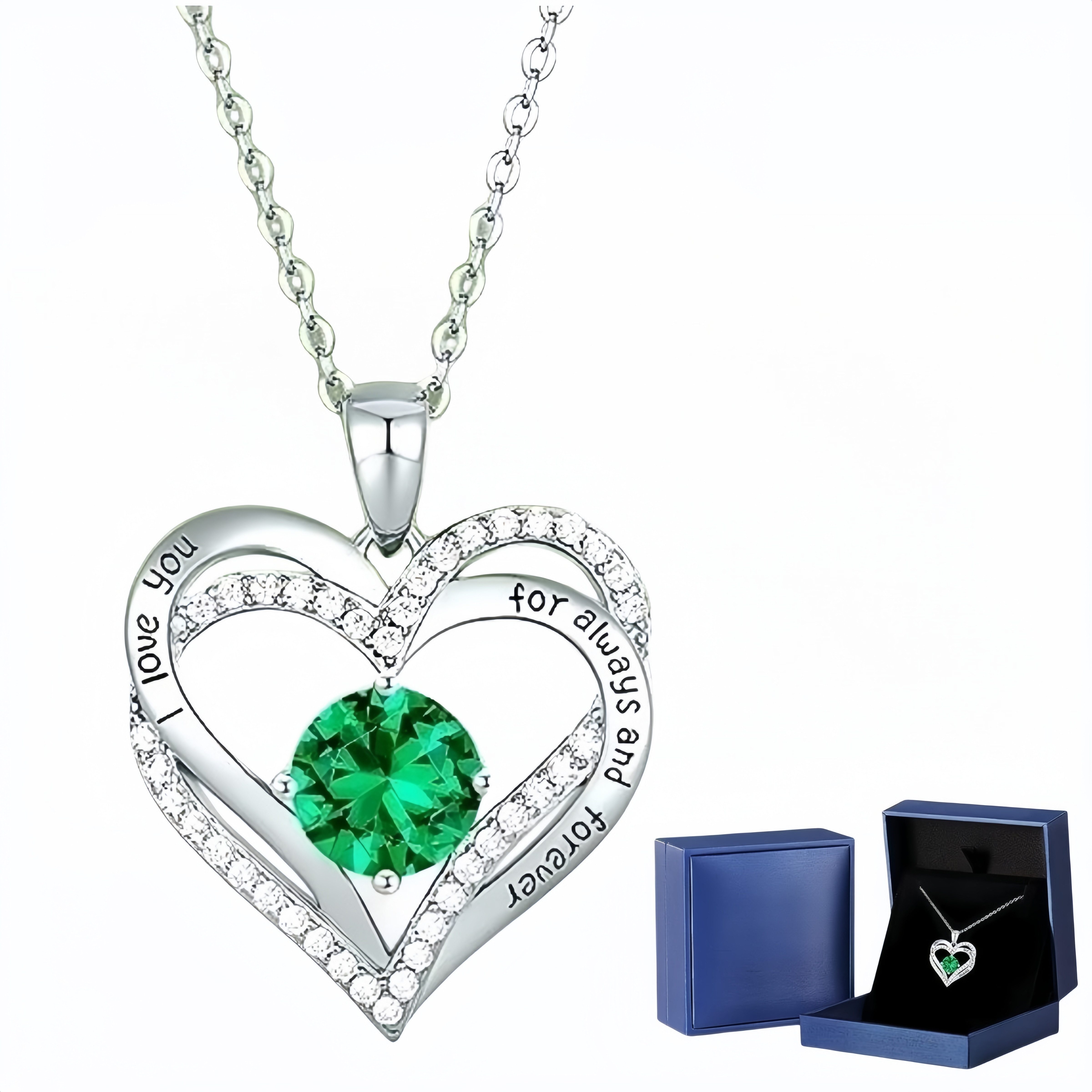YMQHBS Herzkette 925 Sterling Silber Herz-Halskette günstig online kaufen