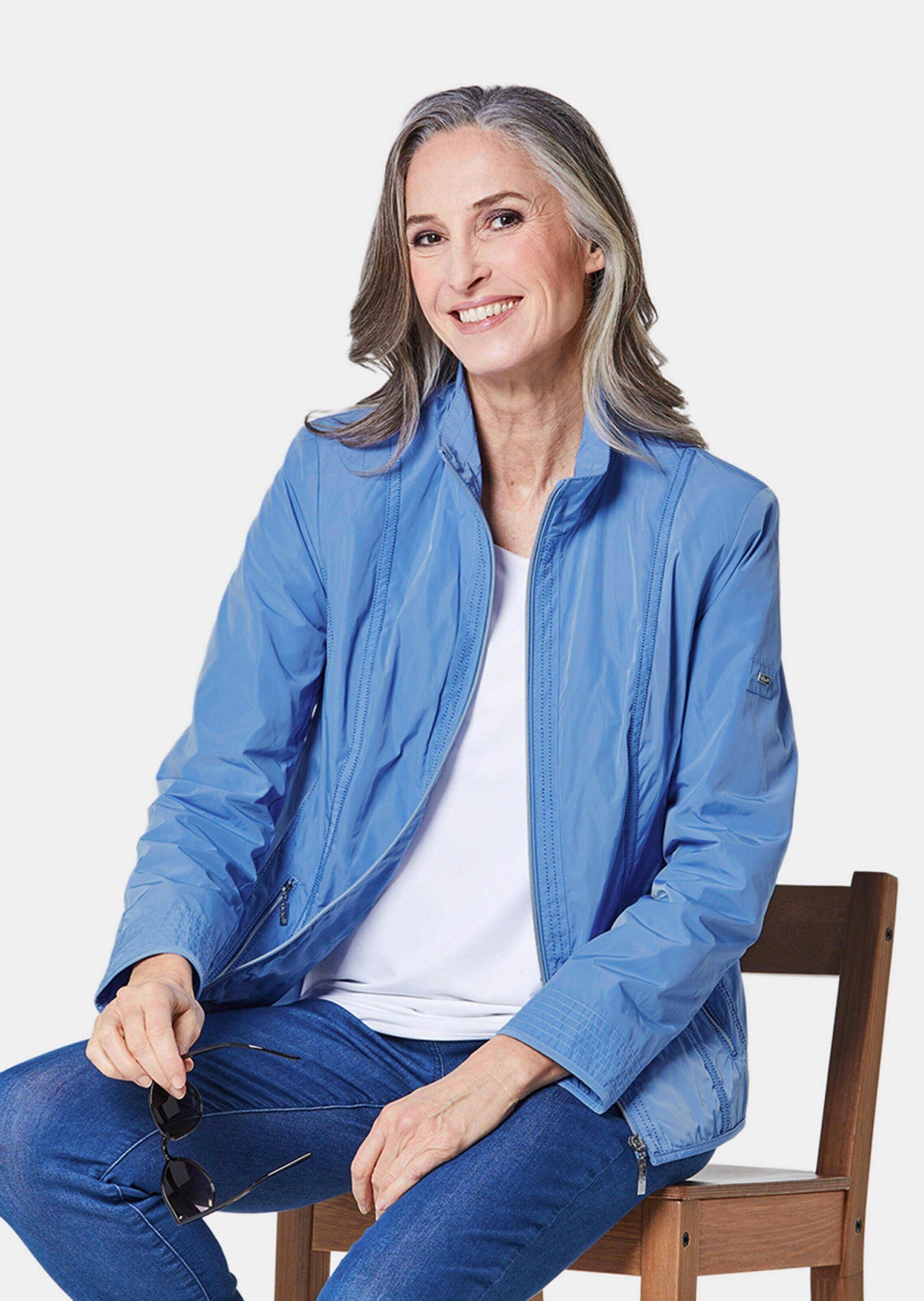 GOLDNER Allwetterjacke Sportive Übergangsjacke mit Stehkragen Leichte Übergangsjacke mit formgebenden Nähten – Bild 4 von 5