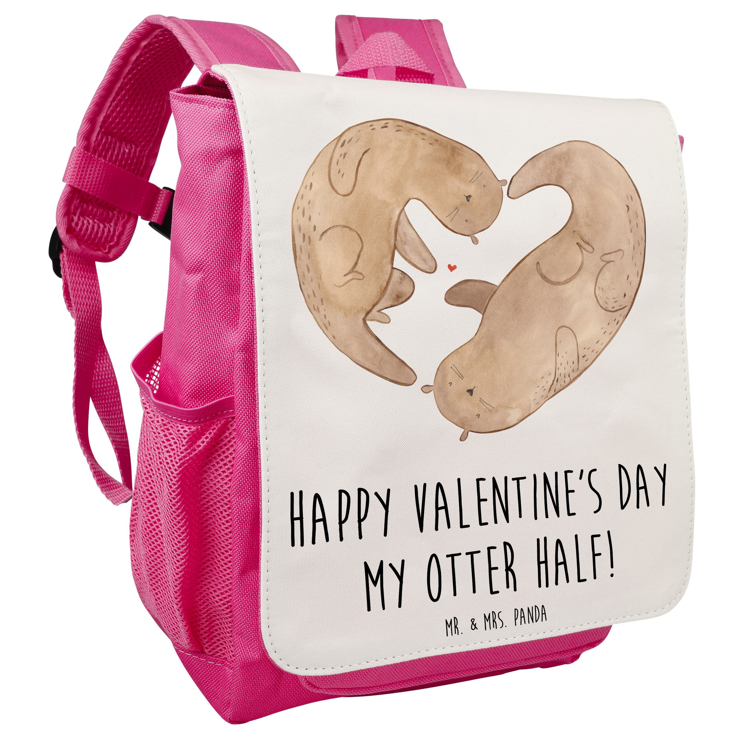 - Kinderrucksack für Geschenk, Mr. Weiß - Otter Geschenk Hocheitstag, & Mrs. Valentine Panda Partner