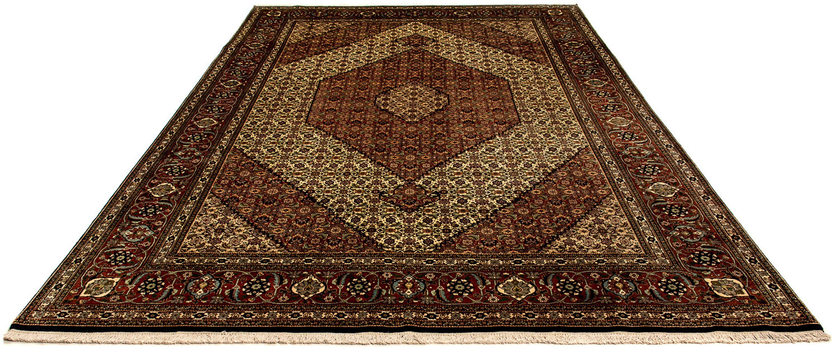 Orientteppich Perser - Täbriz - 347 x 237 cm - mehrfarbig, morgenland, rechteckig, Höhe: 10 mm, Wohnzimmer, Handgeknüpft, Einzelstück mit Zertifikat