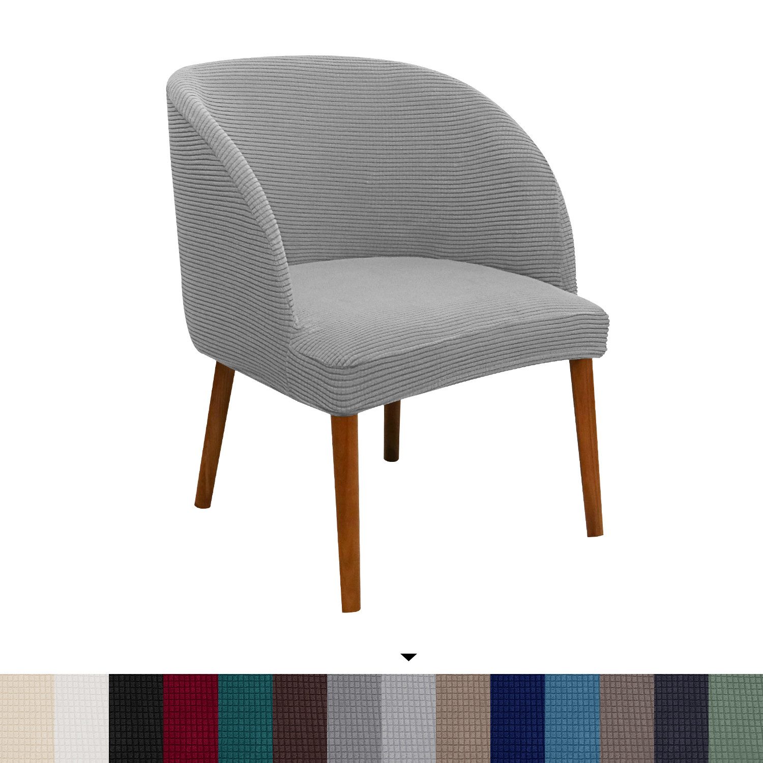 BYSURE Stuhlbezug, Halbrunder Esszimmerstuhlbezug Gebogener Stuhlbezug günstig online kaufen