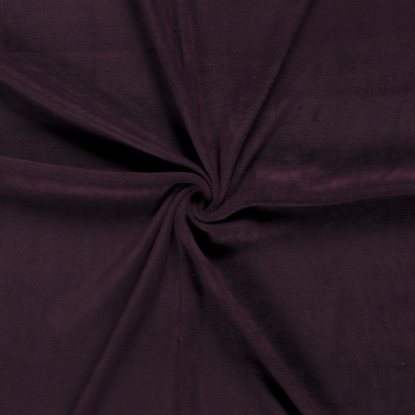 maDDma Stoff Fleecestoff Vliesstoff Fleece Stoff Zuschnitt ab 0,5m Meterware, aubergine