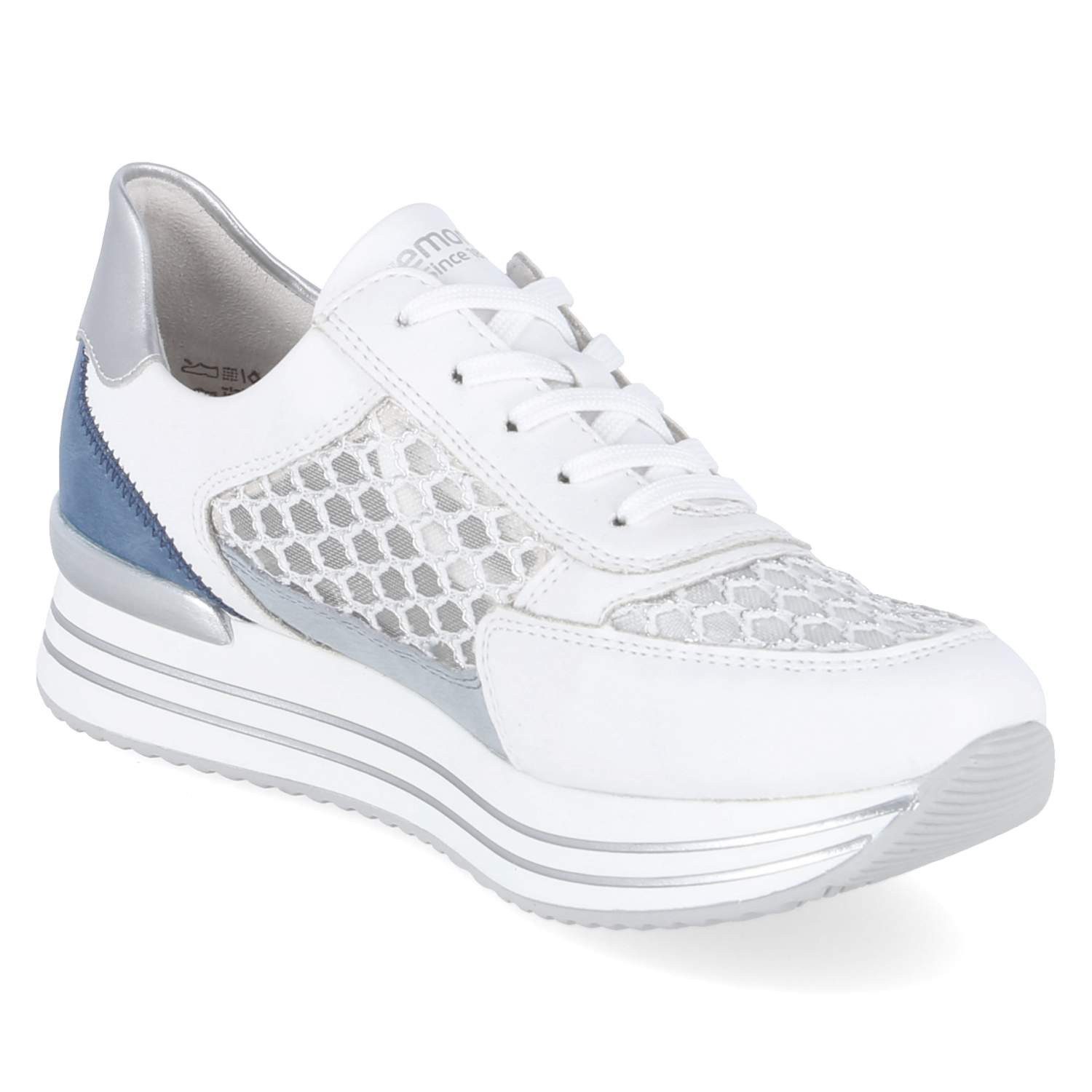 Remonte Remonte Plateau Sneaker D1329-81 Damen Textil & Synthetik white Schnürschuh – Bild 5 von 5