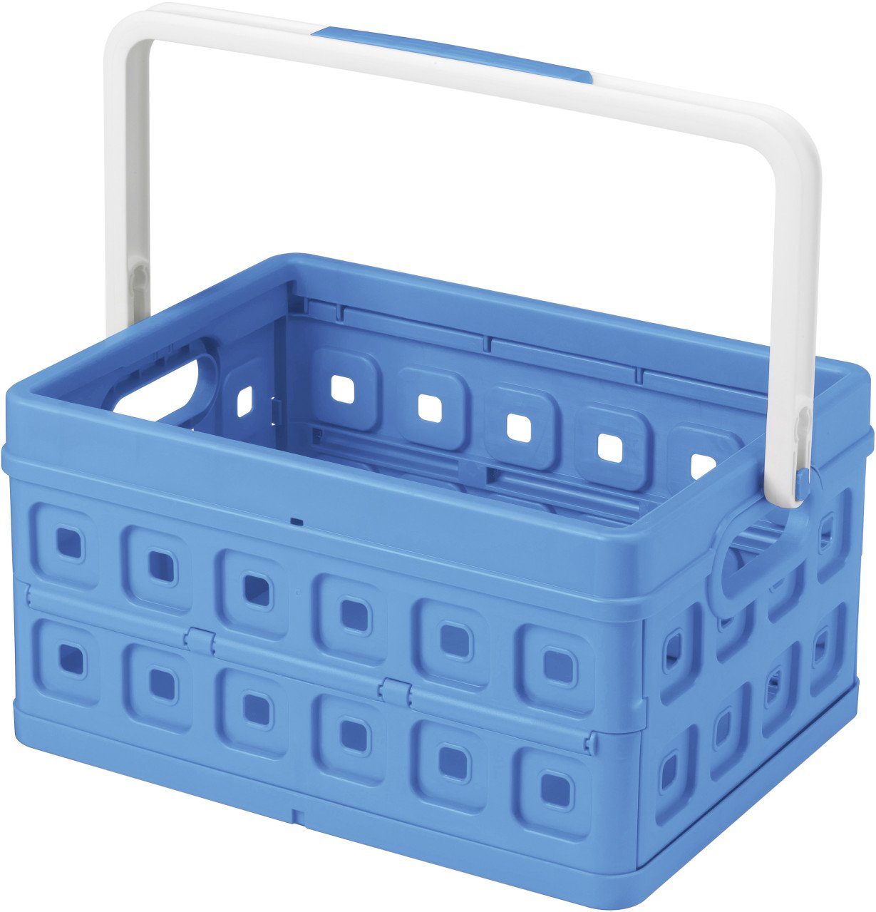 Klappbox Sunware Klappbox Square 24L blau/weiß 43,5 x 31 x