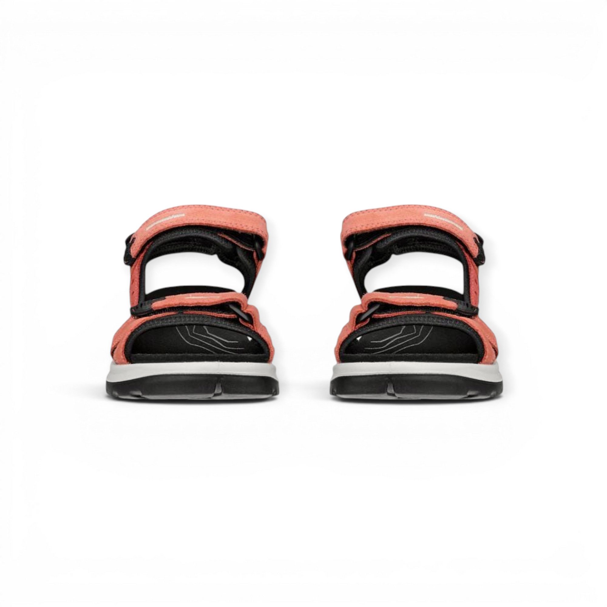 Ecco Yucatan Leder coralrot Damen Sandale – Bild 5 von 5