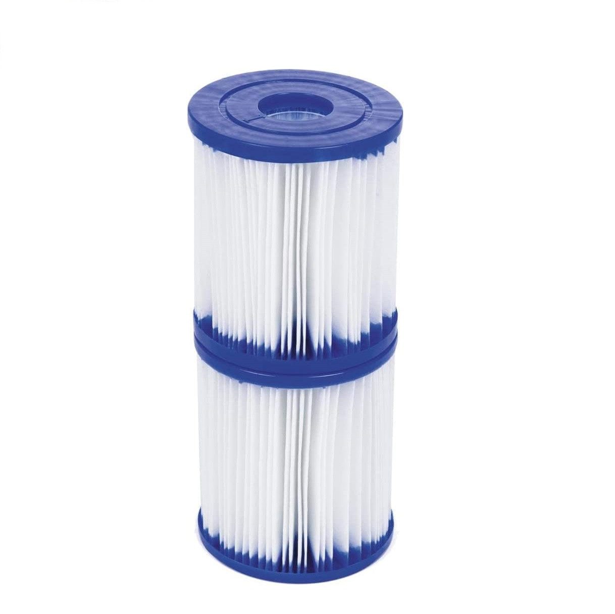 Bestway Pool-Filterkartusche Bestway Flowclear™ Filterkartuschen Gr. I, Doppelpack 8,0 x 9,0 cm, Für sauberes Poolwasser, einfache Installation