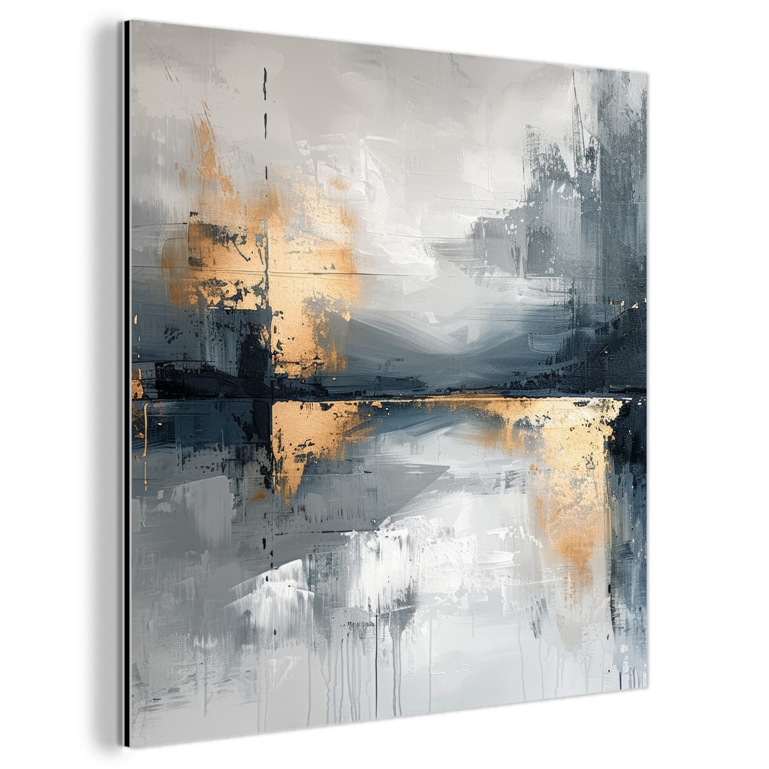 MuchoWow Metallbild Abstrakt - Farbe - günstig online kaufen