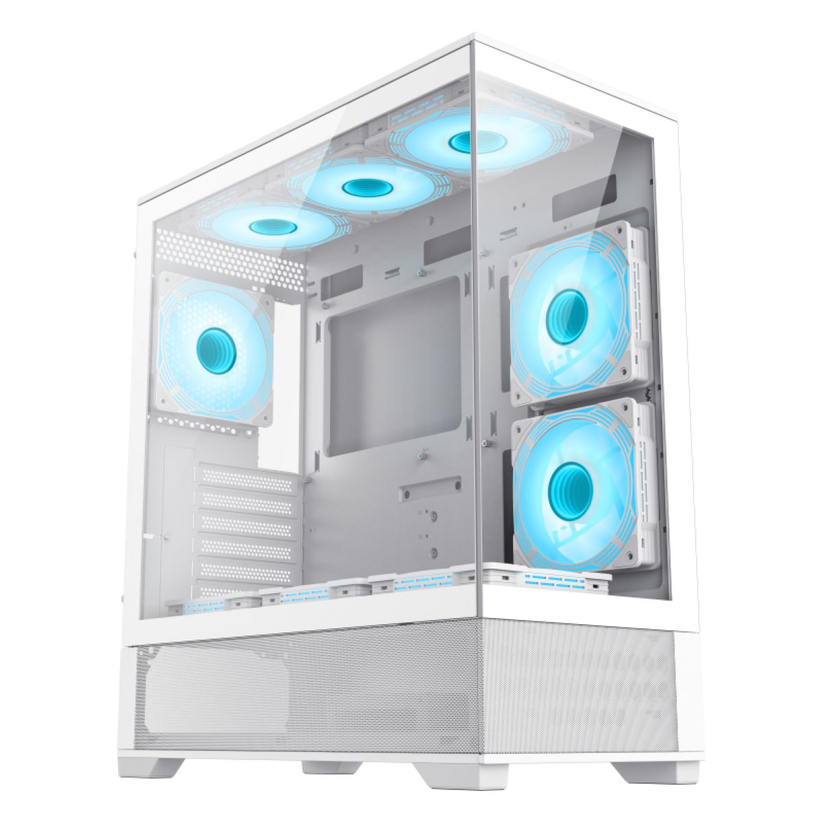 PC-Gehäuse Gamemax VISTA AW - Mid Tower - ohne Netzteil - USB/Audio - E-ATX