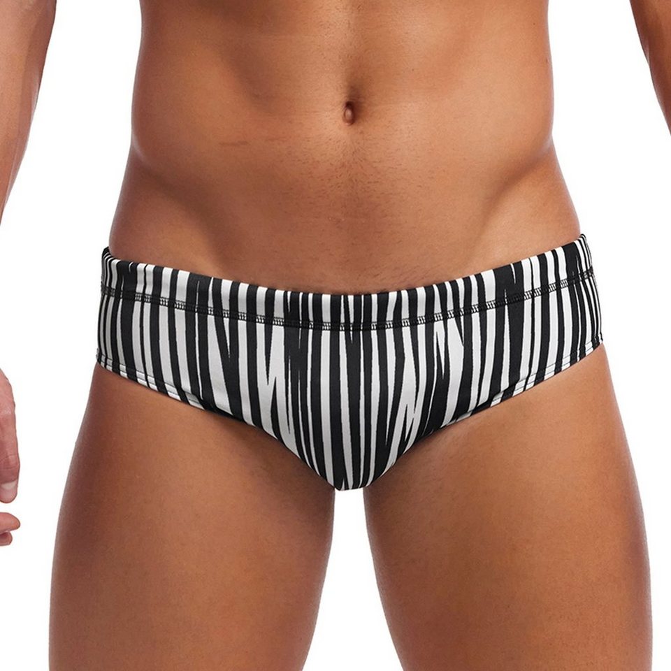 Funky Trunks Badehose Classic Briefs Stick Stack aus funktionalem  C-Infinity Material