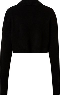 Calvin Klein Jeans Strickpullover CROPPED V-NECK SWEATER mit V-Ausschnitt