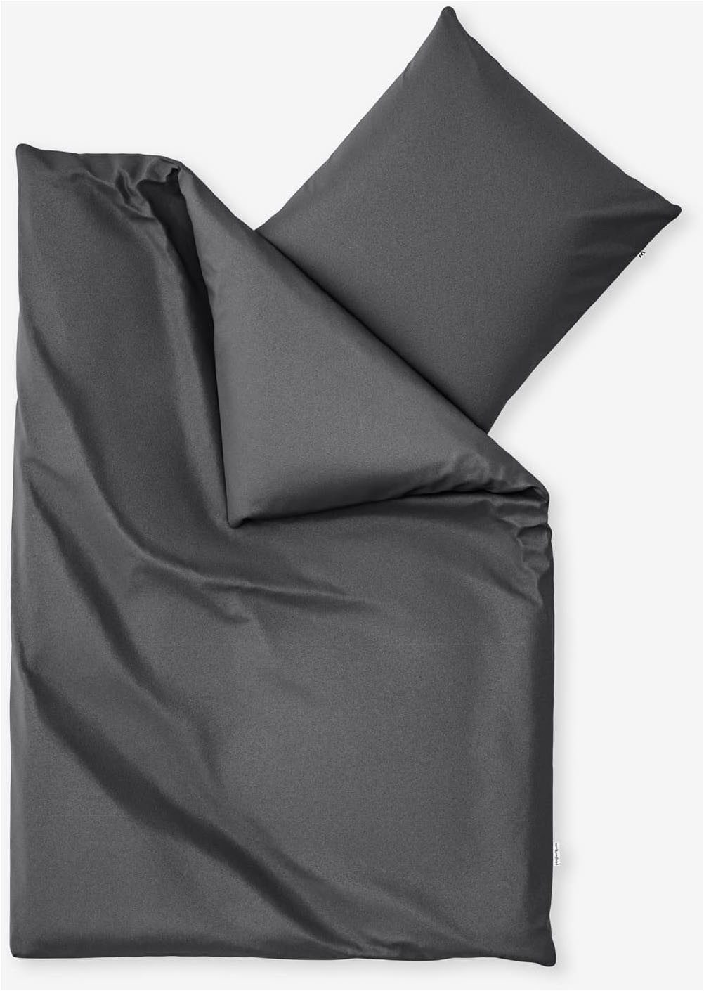 Wolkenfeld Bettwäsche Mako-Satin Baumwollsatin Sommerbettwäsche, Mako-Satin, 2 teilig, 135x200 cm, 155x220, 200x200 & Übergrößen I inkl. Kissenbezüge 80x80 – Bild 2 von 5
