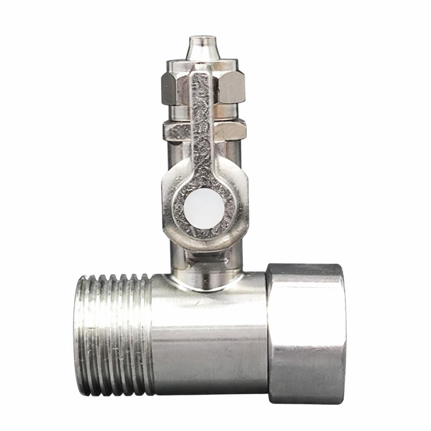 LuxusKollektion T-Stück Wasseranschluss T-Stück 3/8x3/8x1/4 Edelstahl