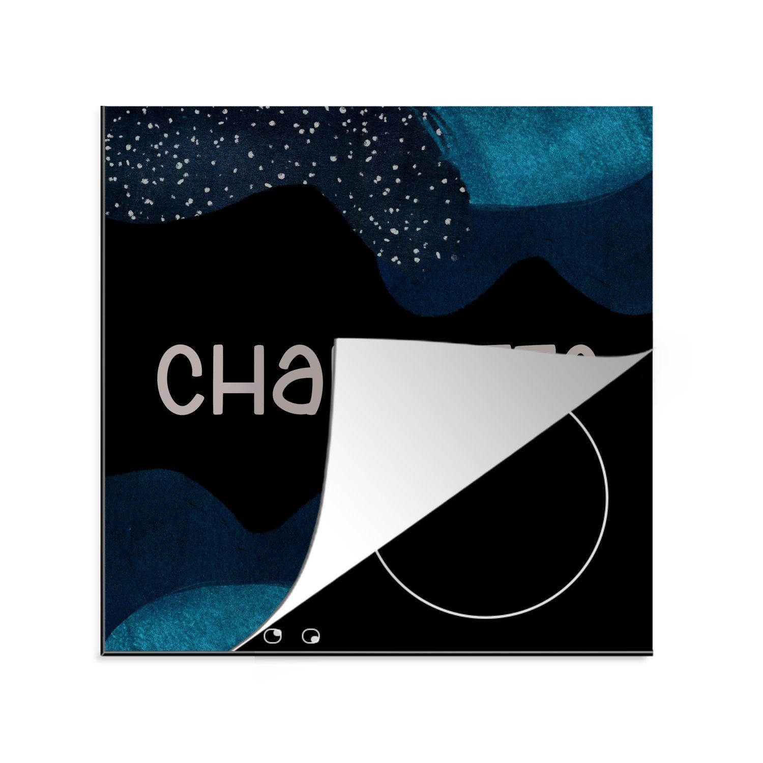 MuchoWow Herdblende-/Abdeckplatte Charlotte - Pastell - Mädchen, Vinyl, (1 tlg), 78x78 cm, Ceranfeldabdeckung, Arbeitsplatte für küche