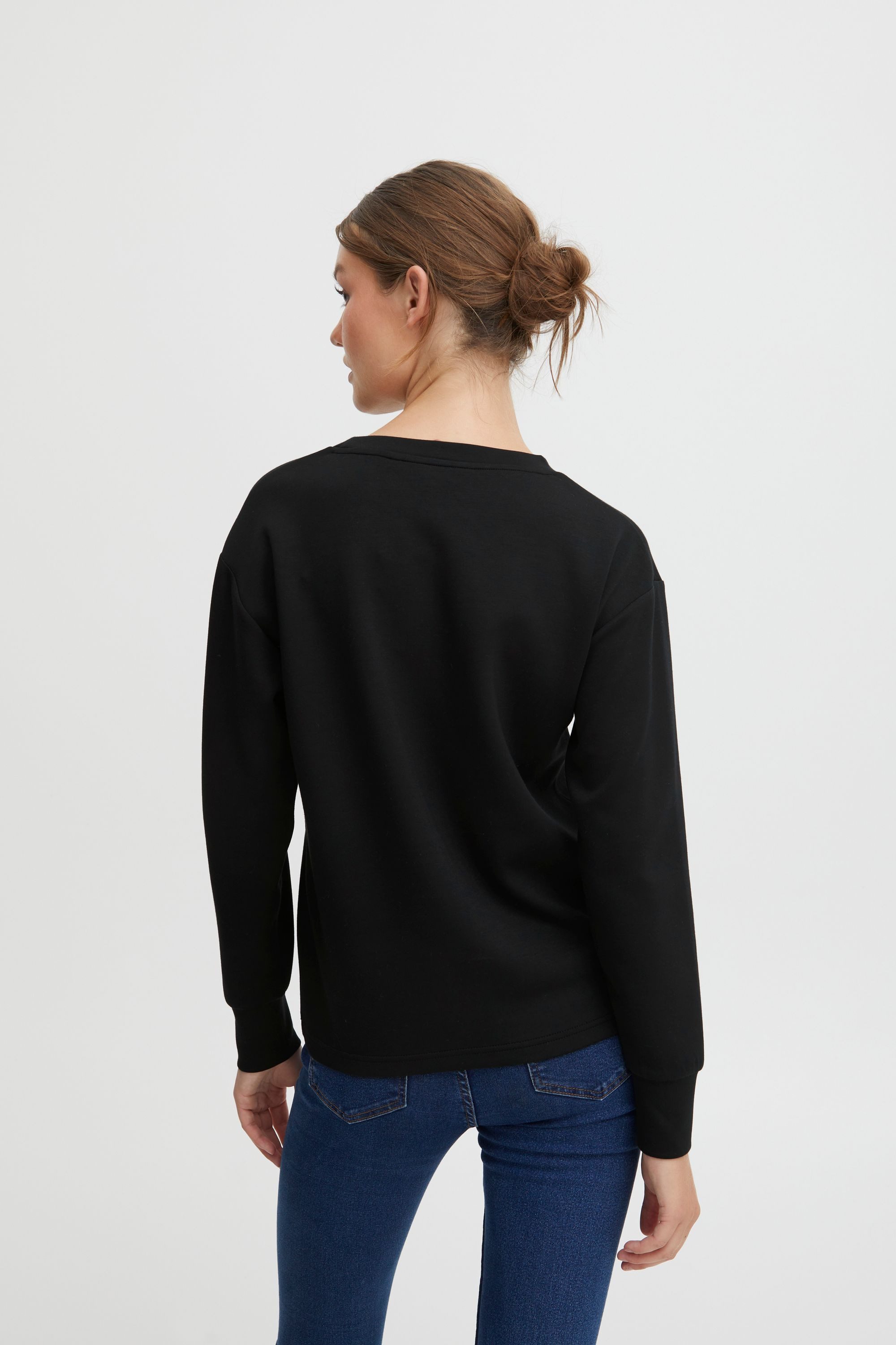 OXMO Rundhalspullover OXPea Modischer Pullover