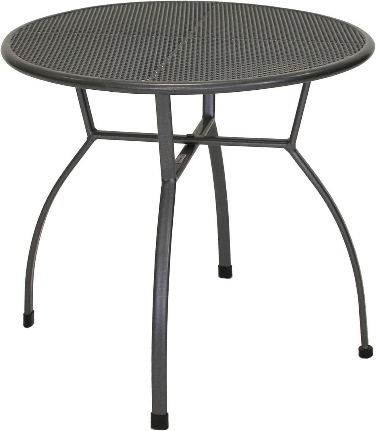 Testrut Gartentisch Gartentisch Toulouse rund, Ø ca. 80 cm eisengrau (1-St)
