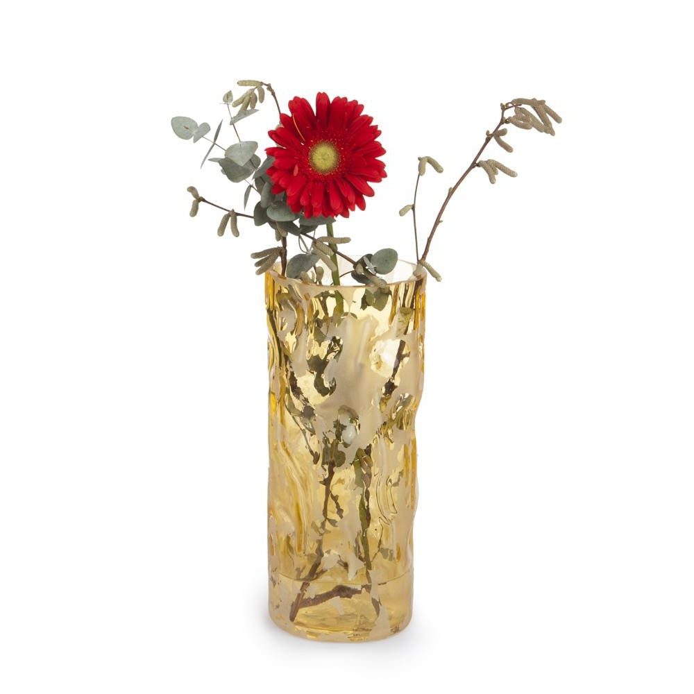 Xlmoebel Dekovase Abstrakte Kristallvase aus Bohemia - Handgefertigte Vase, Made in Europa
