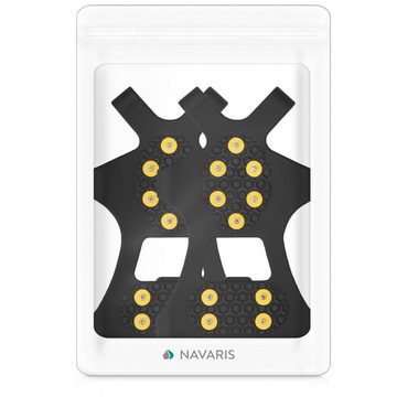 Navaris Spikes Silikon Schuhspikes, Anti-Rutsch-Spikes, für Schnee und Eis (1-tlg)