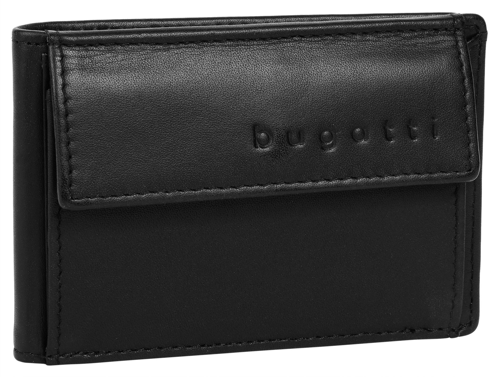 bugatti Geldbörse SUPER SLIM RFID, echt Leder