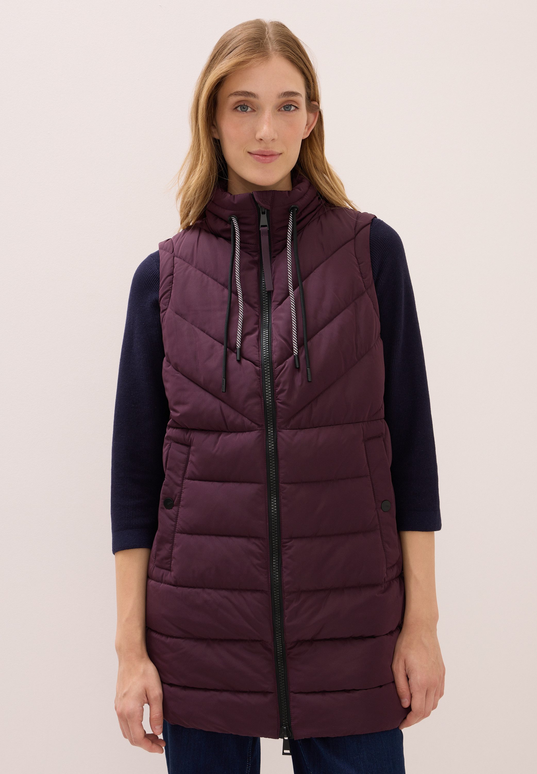 CECIL Steppweste mit Kapuze mit Tunnelzugband günstig online kaufen