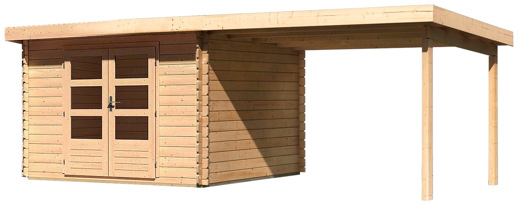 Karibu Gartenhaus BxT: 3, 614x273 Bastrup (Set) cm