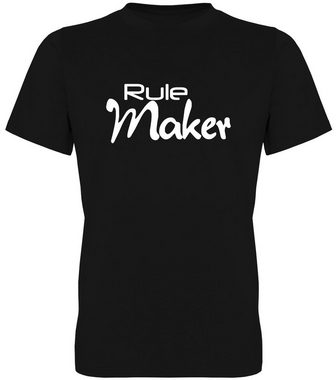 G-graphics T-Shirt Rule Maker & Rule Breaker Vater, Mutter & Kind-Set zum selbst zusammenstellen, mit trendigem Frontprint, Aufdruck auf der Vorderseite, Spruch/Sprüche/Print/Motiv, für jung & alt