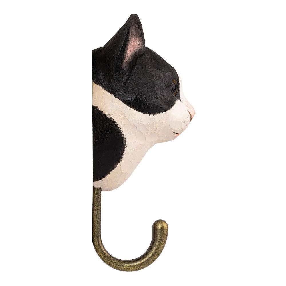 Wildlife Garden Kinderregal Kleiderhaken DecoHook Schwarz & Weiße Katze