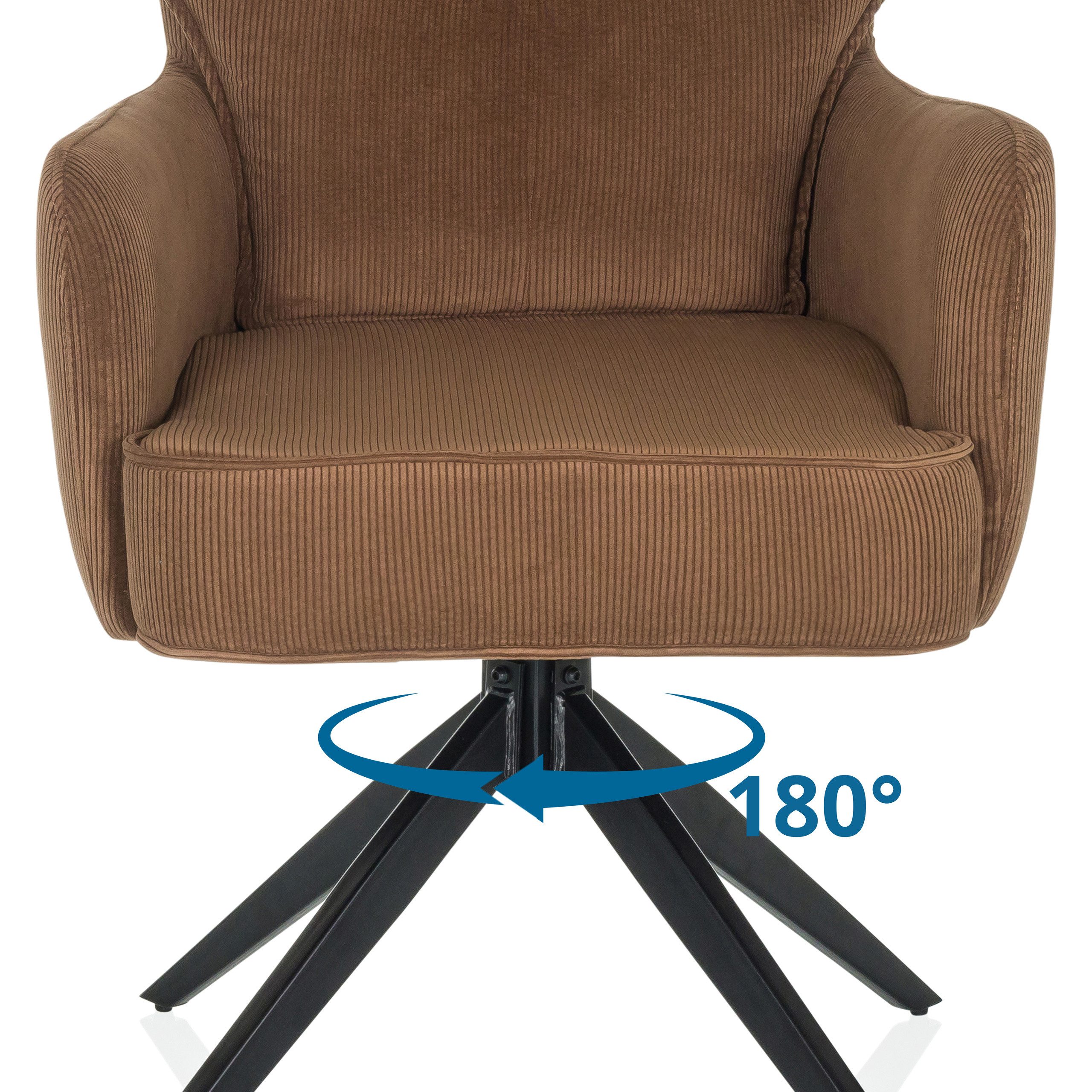 hjh LIVING Esszimmerstuhl Polsterstuhl TARUGO Stoff günstig online kaufen