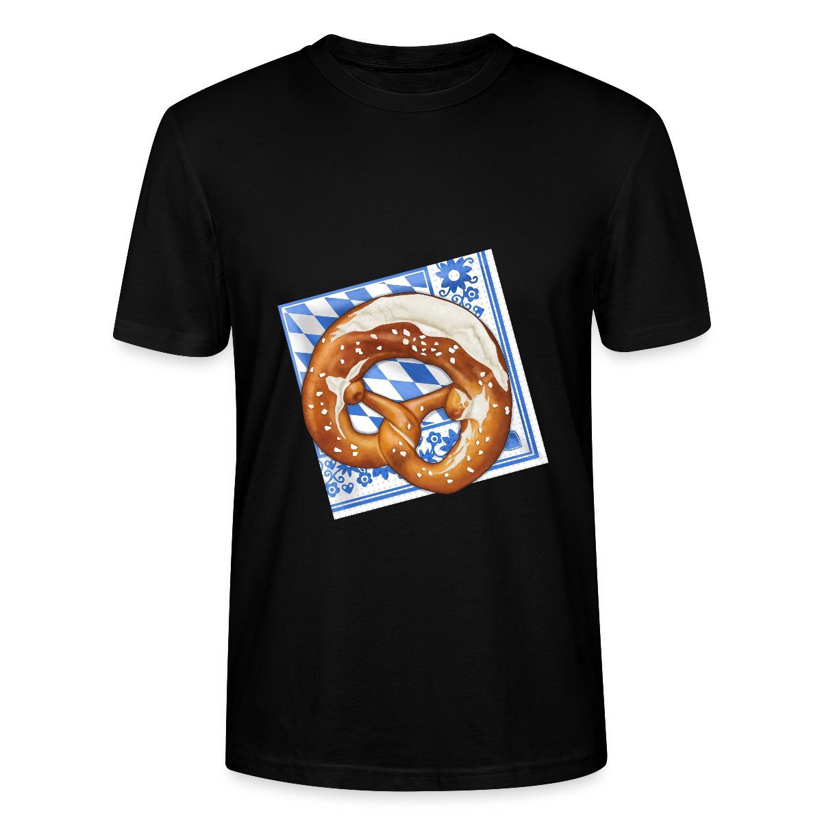 T-Shirt Brezel Motiv Oktoberfest Unisex Bio T-Shirt
