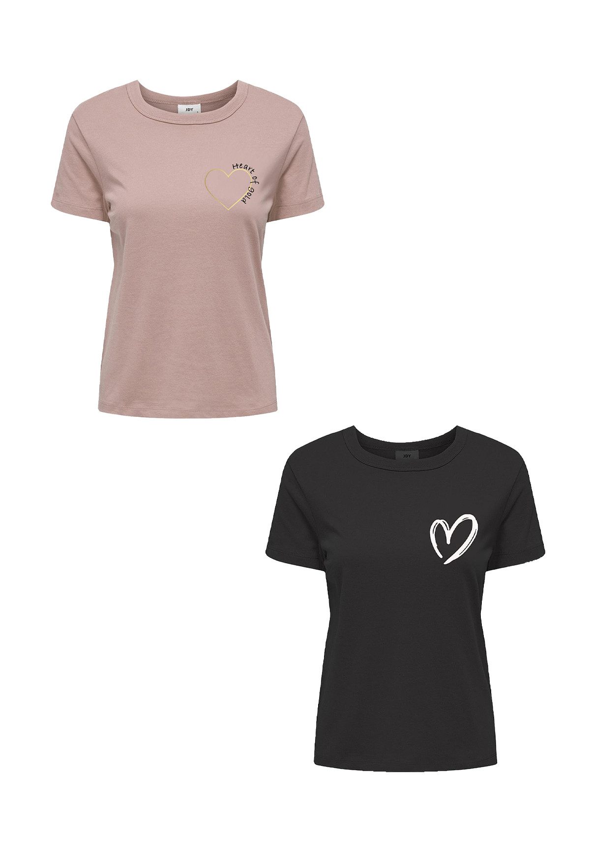 T-Shirt 2er Set aus Baumwolle