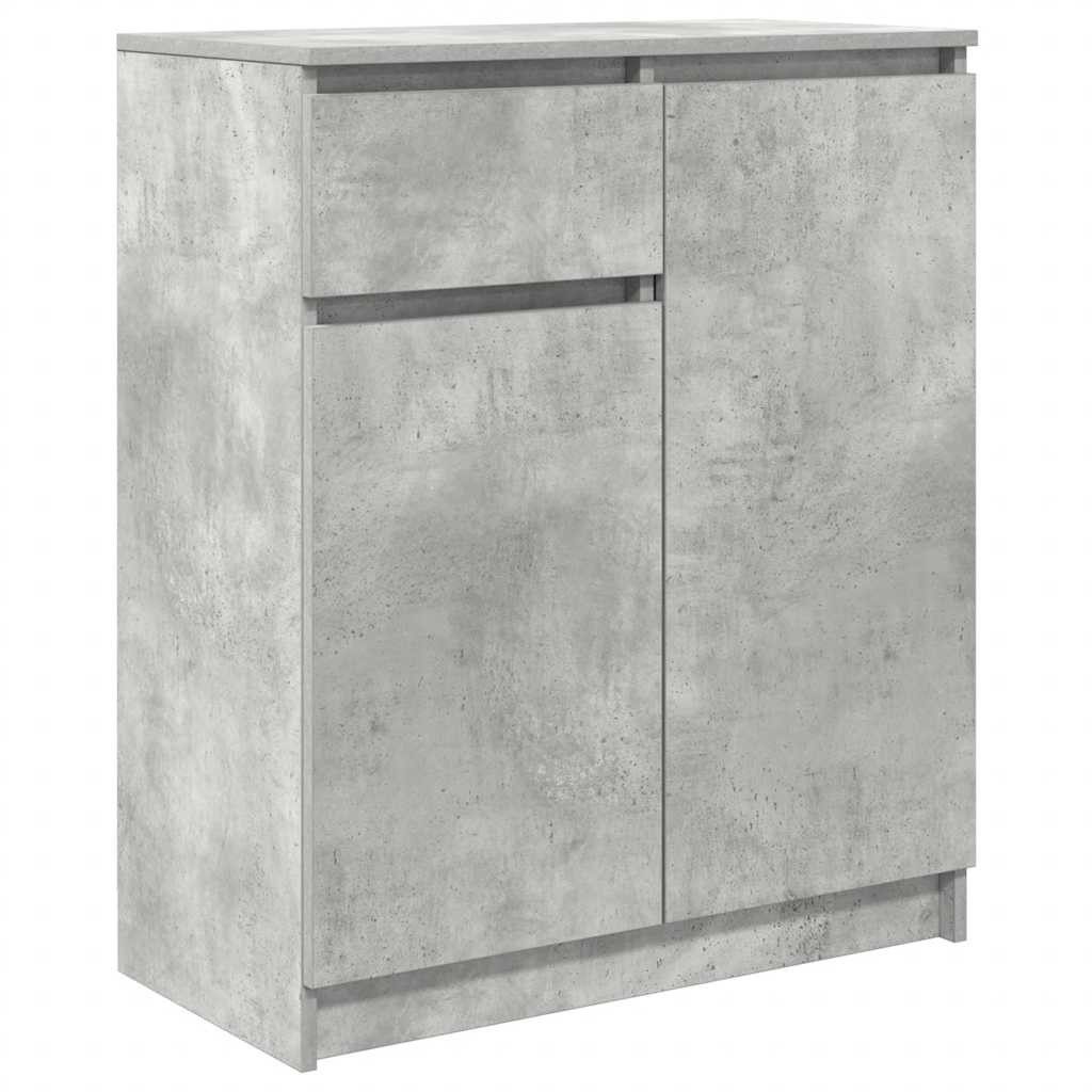 vidaXL Sideboard Sideboard mit Schublade Betongrau günstig online kaufen
