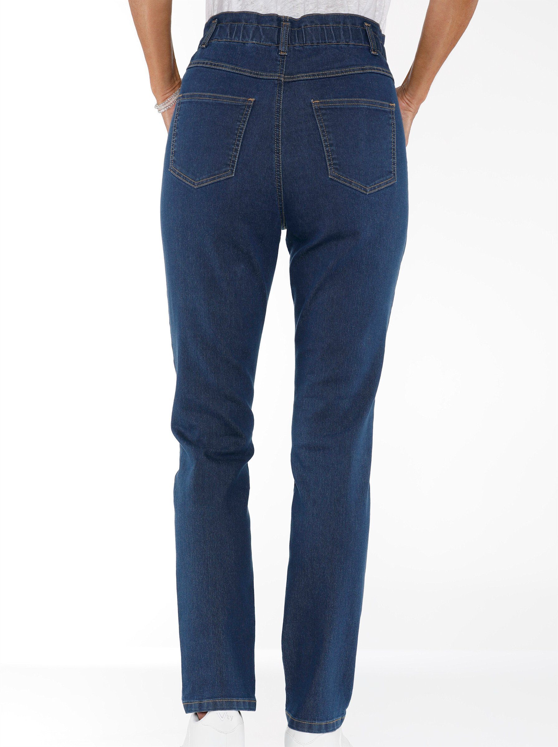 Sieh an! Bequeme Jeans Jeans leicht vertieft