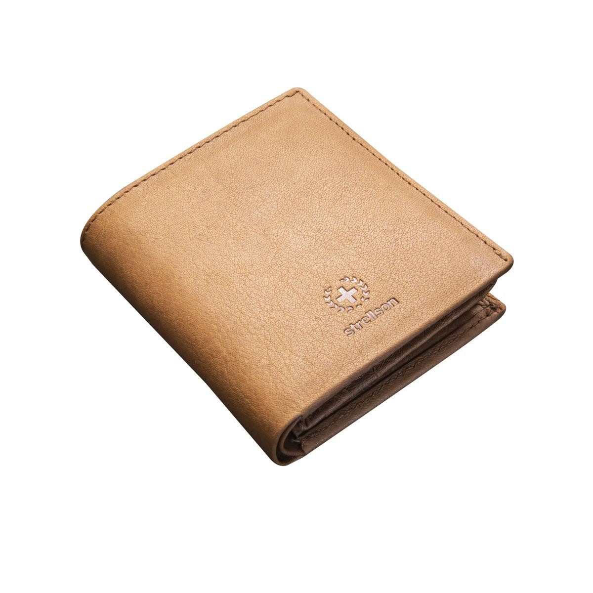 Strellson Geldbörse Blackwall Reno Billfold V7 Herren Geldbörsen Leder Hochformat (1 Stück, 1-tlg., B/H/T)ca. 9/10/2 cm), RFID-Schutz