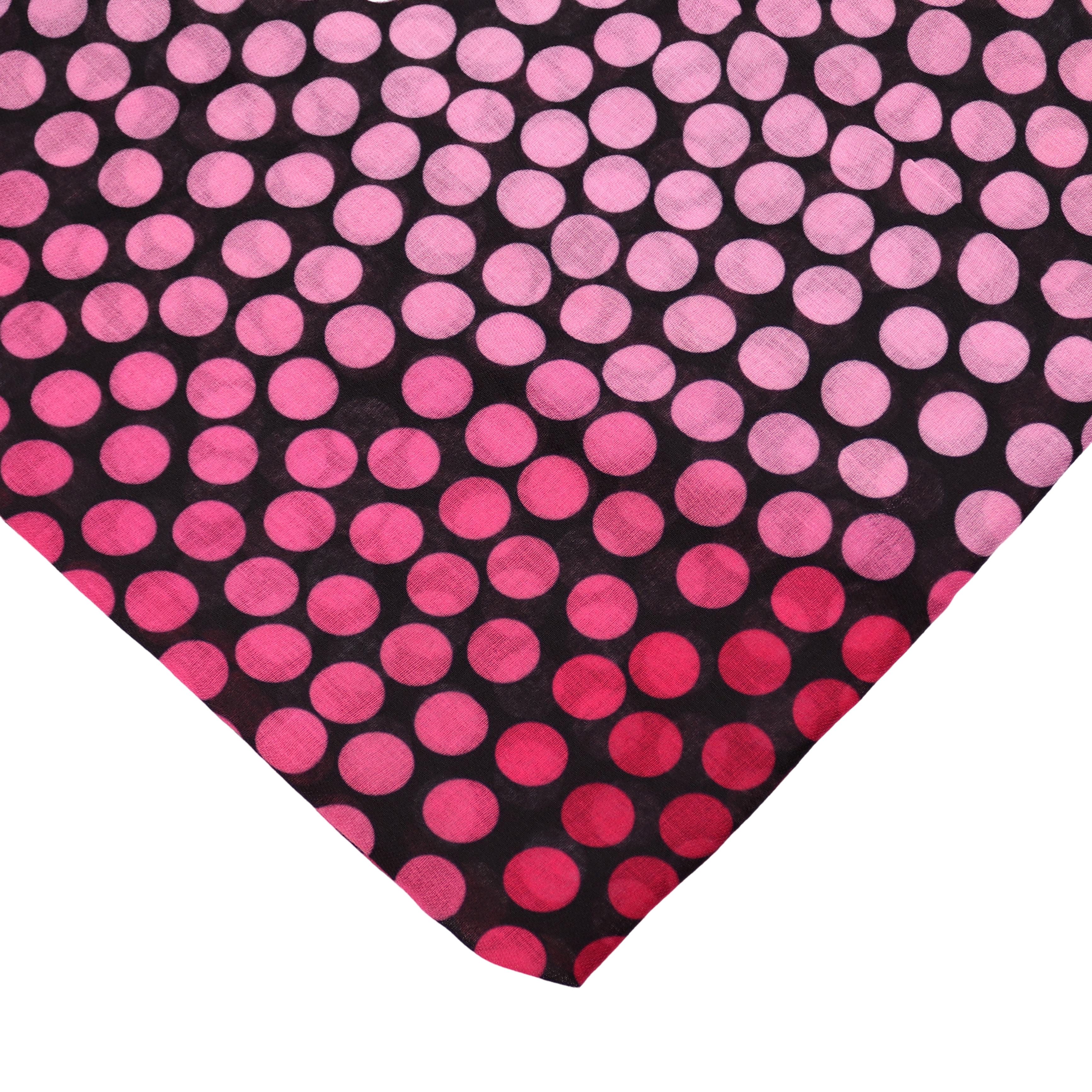 MIRROSI Loop Damen Schal Weich aus 100% Viskose Groß, Schlauchschal, Punktenmuster, (ca.60x80cm, zweimal um den Hals wickelbar), Damen Halstuch Stola ideal für  – Bild 4 von 4