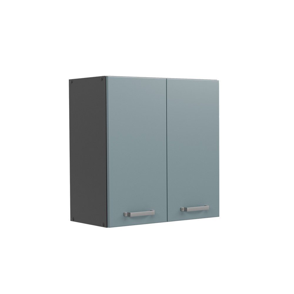Vicco Hängeschrank R-Line, Blau-Grau/Anthrazit, 60 cm günstig online kaufen