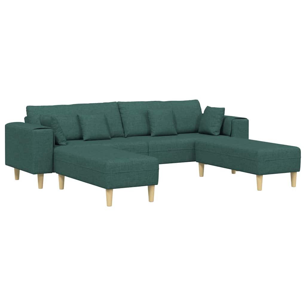 vidaXL Sofa Stoffsofa mit Kissen 3 günstig online kaufen