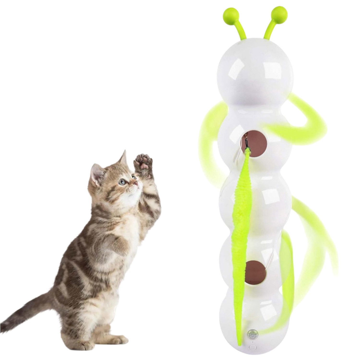 Refttenw Tier-Intelligenzspielzeug Elektrisches Katzenspielzeug,Katzen Spie günstig online kaufen