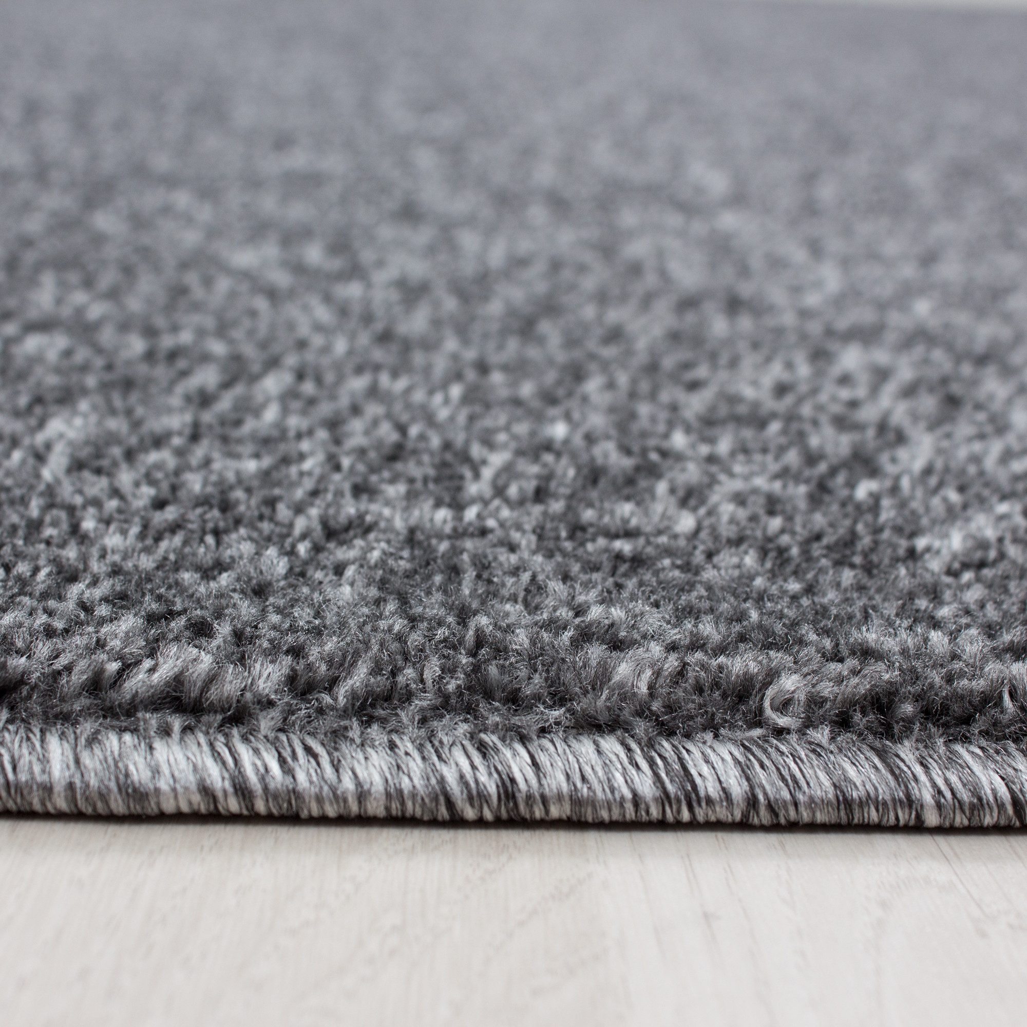 Carpettex Kurzflor-Bettumrandung Unicolor - Einfarbig, Höhe günstig online kaufen