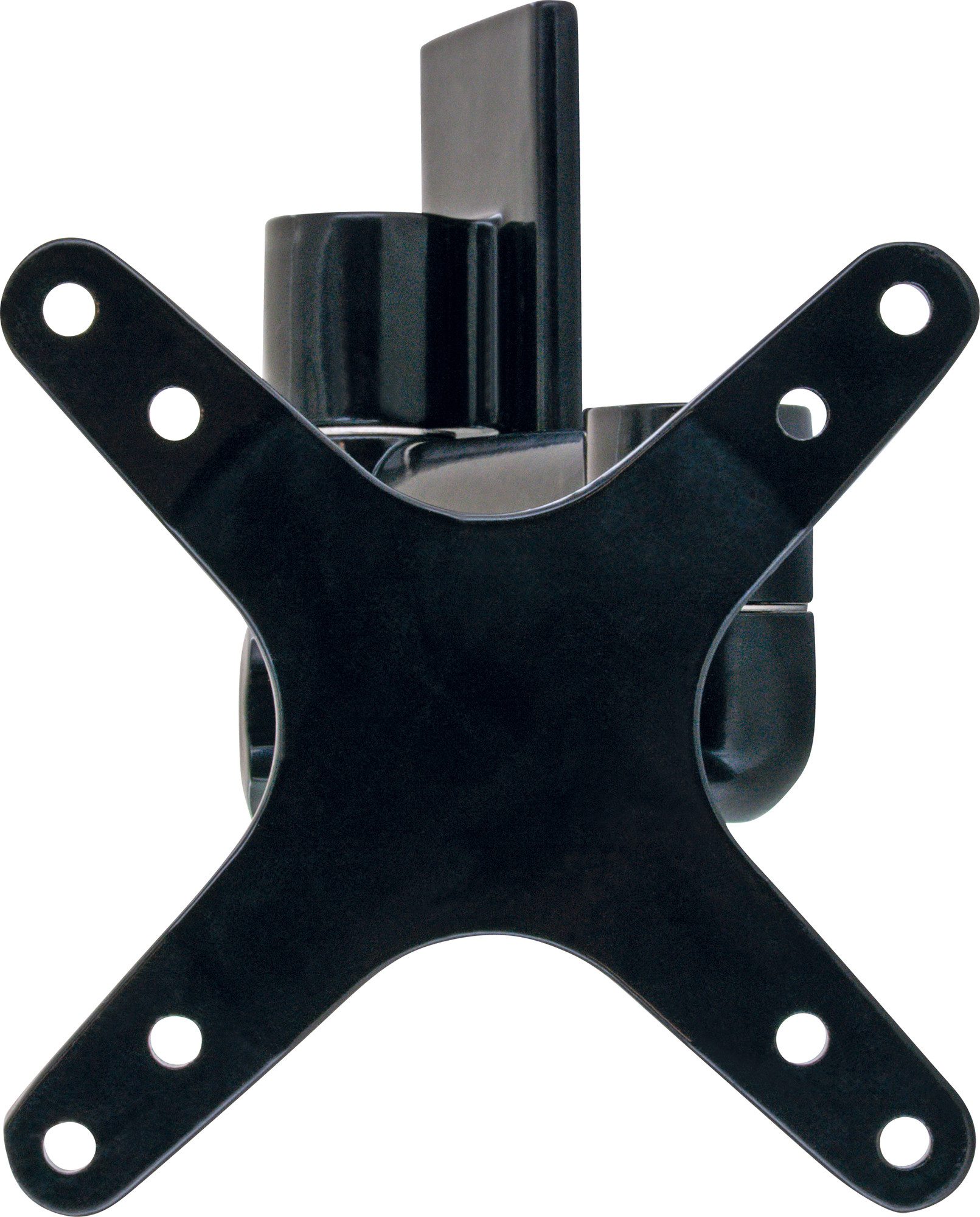 Schwaiger TV-Wandhalterung LWH031 031, (bis 30 Zoll, neigbar, schwenkbar, bis 18kg, bis 100x100mm, integrierte Kabelführung und Wasserwaage, schwarz)