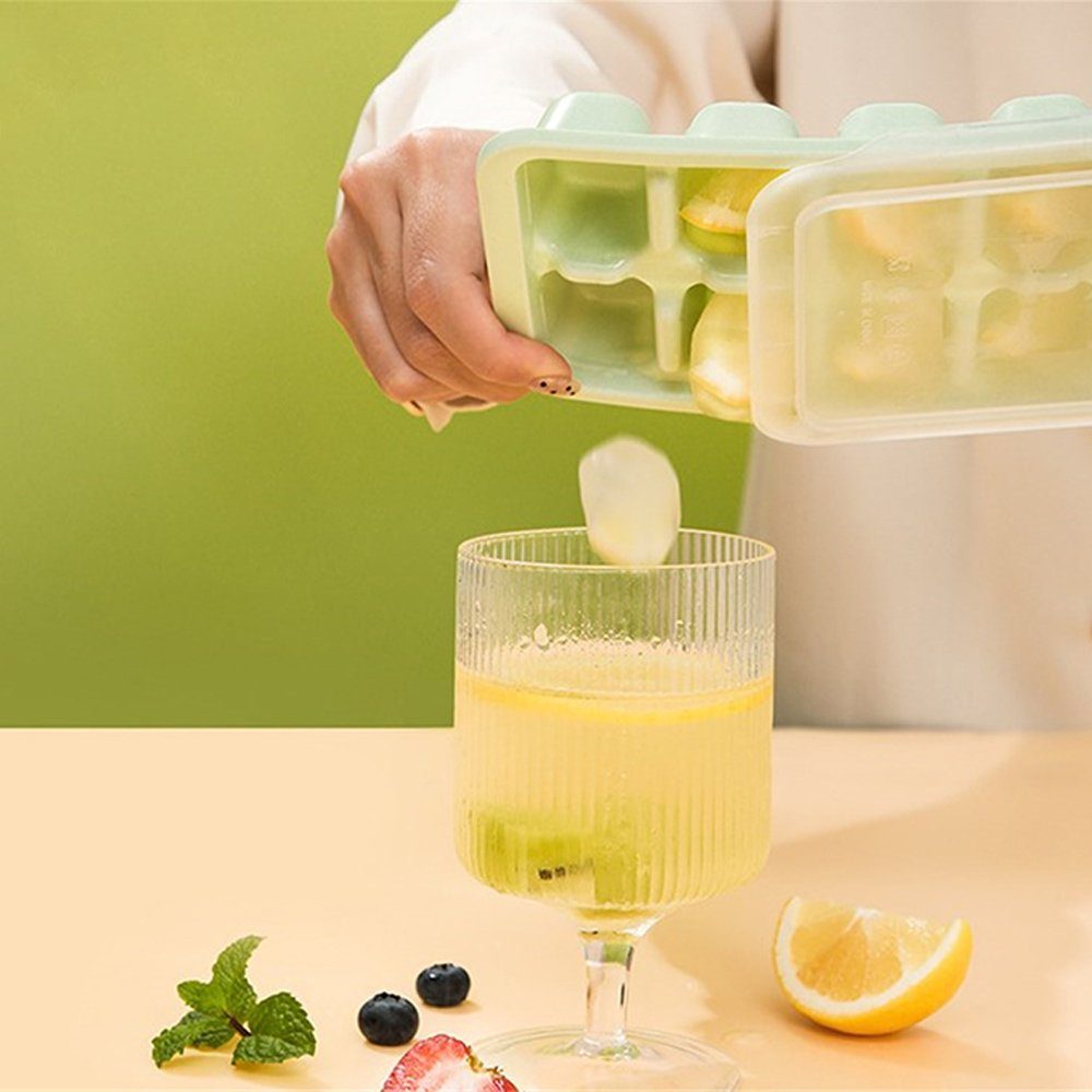 Dekorative Cocktails, Eiswürfelformen,selbstgemachte Orange Eiswürfel (2-tlg) Getränke, Eiswürfelform für