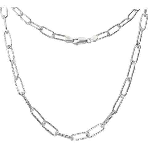 SilberDream Silberkette SilberDream Anker Kette Gliederkette 925 (Halskette), Halsketten (Glieder) ca. 46cm, 925 Sterling Silber, Farbe: silber, Mad