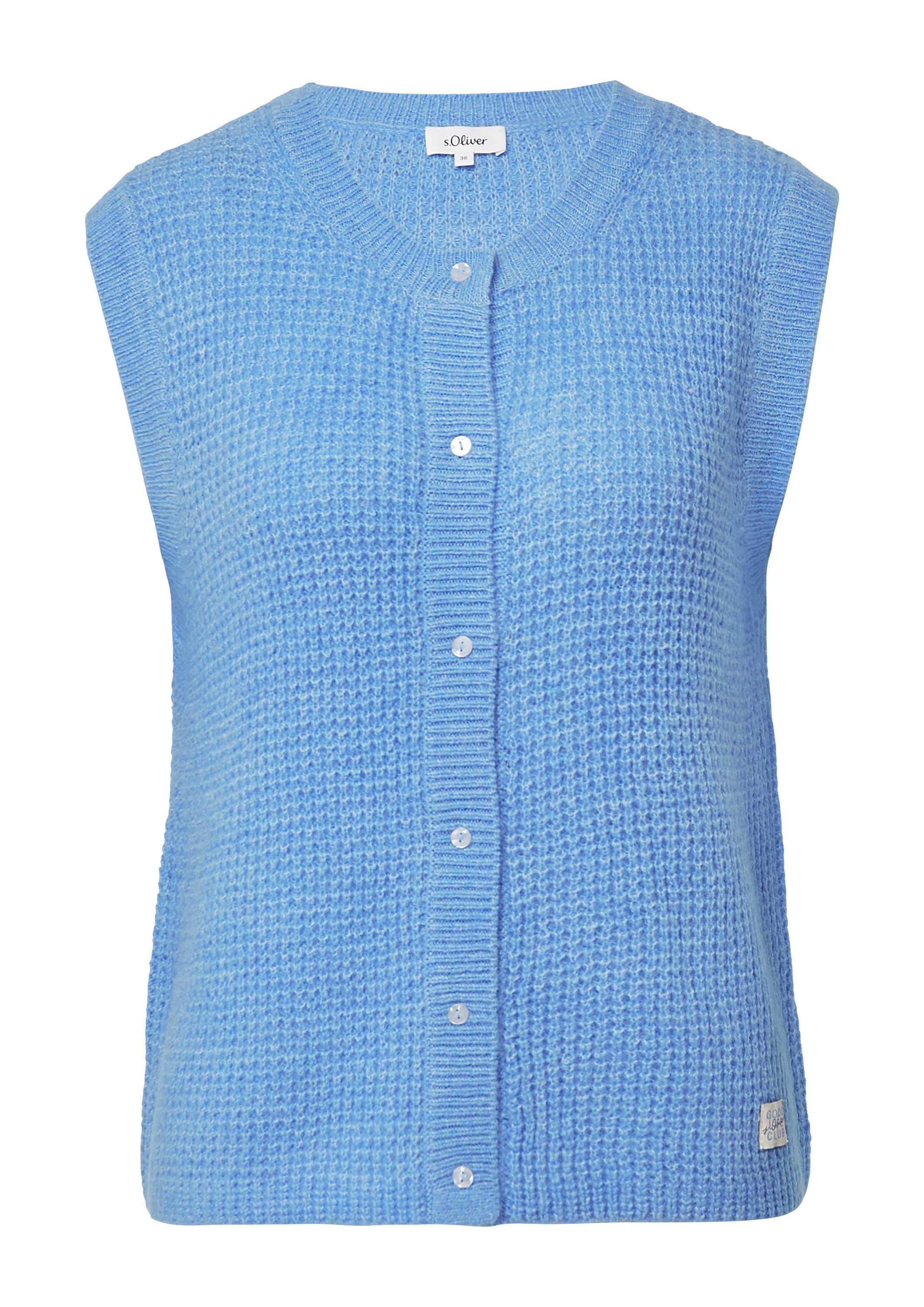 s.Oliver Cardigan Strickjacke Strickweste aus Alpakamix günstig online kaufen