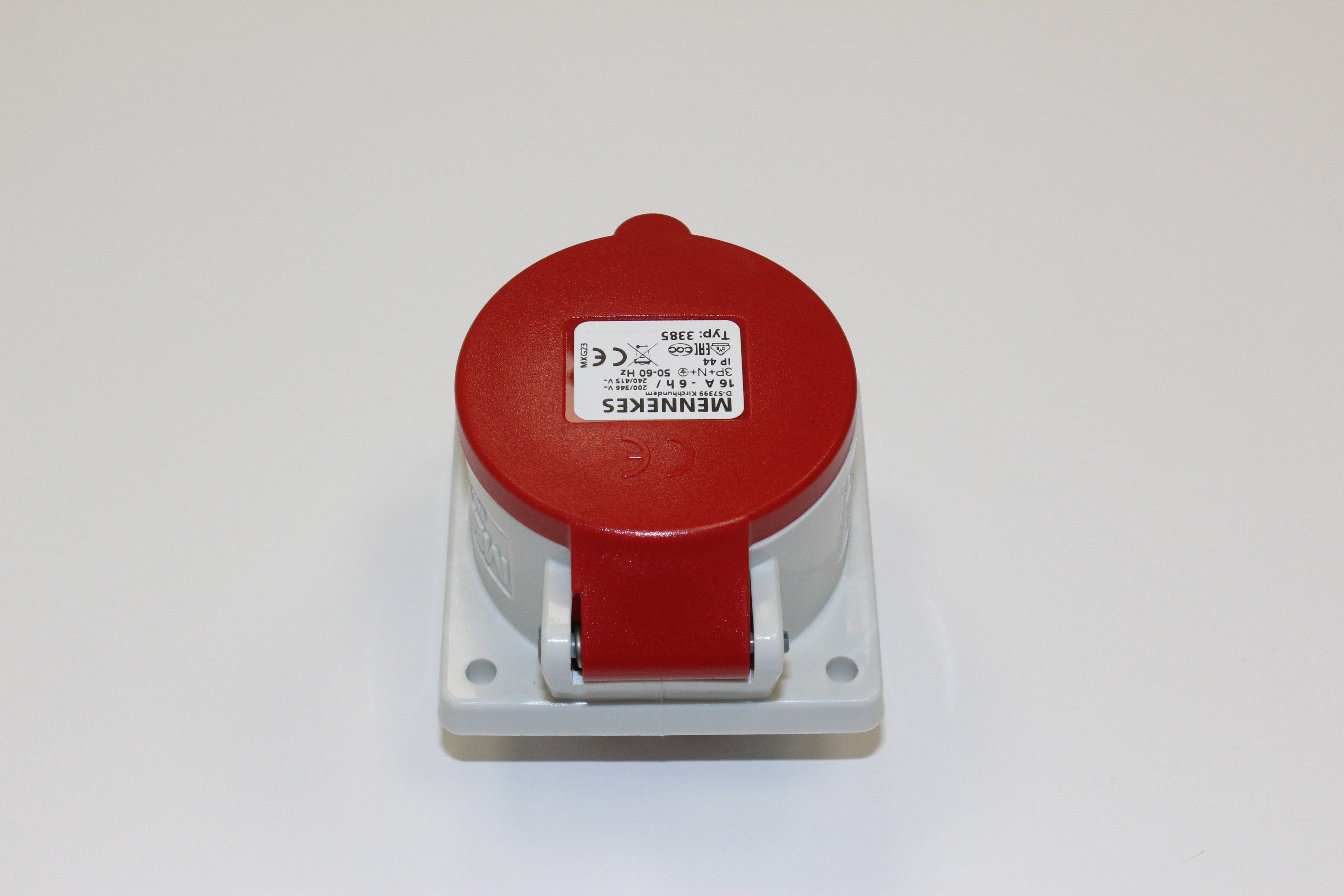 Mennekes Steckdose Mennekes Anbaudose 3385 16A, 5p, 6h, 400V IP44