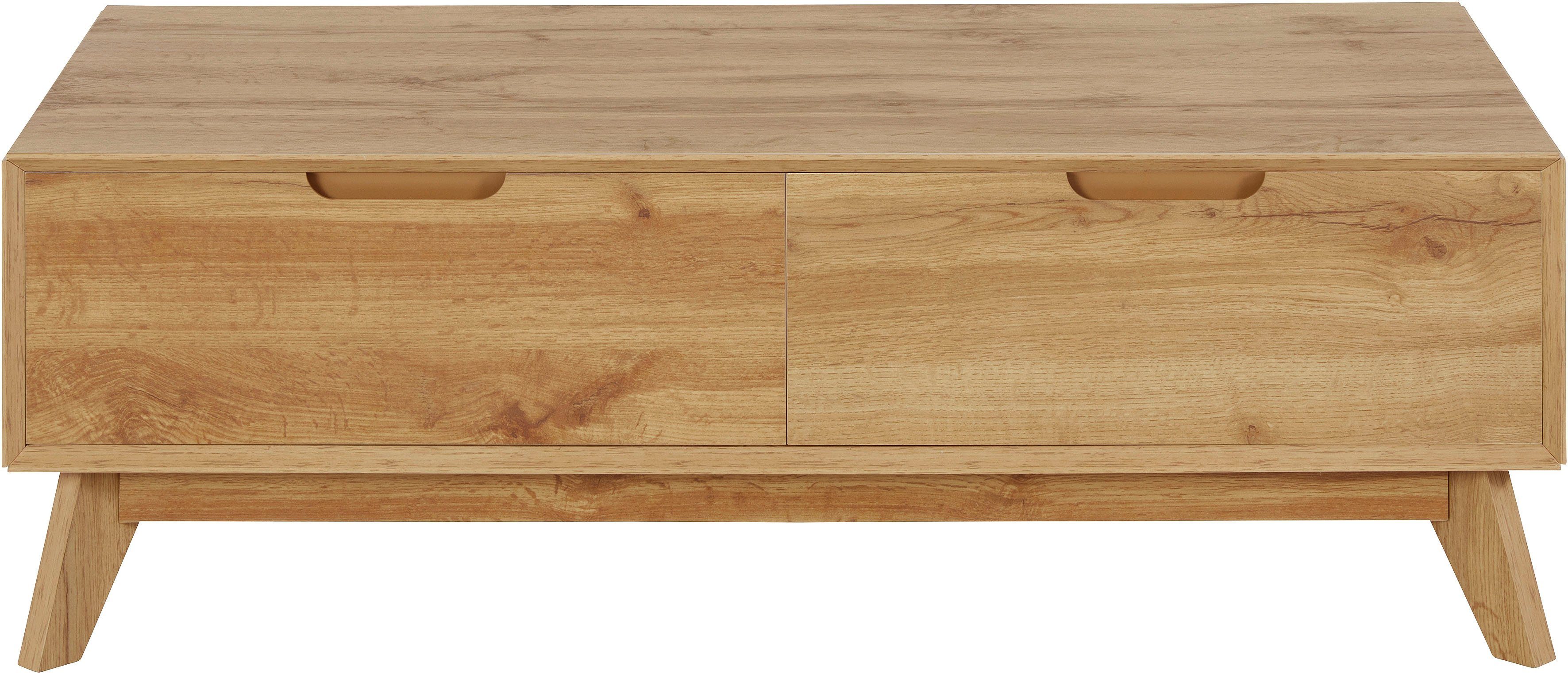 OTTO home Couchtisch Pandrup, mit 2 Schubkasten, in verschiedenen Farben erhältlich, Höhe 37 cm
