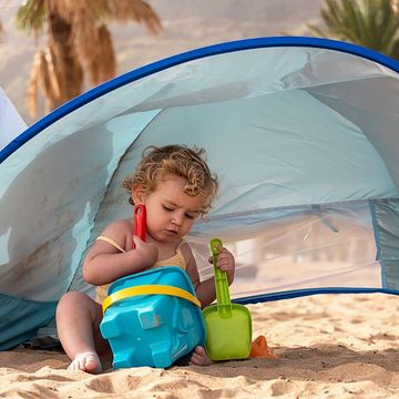 InnovaGoods Strandmuschel STRANDZELT FÜR KINDER MIT POOL MUSCHEL