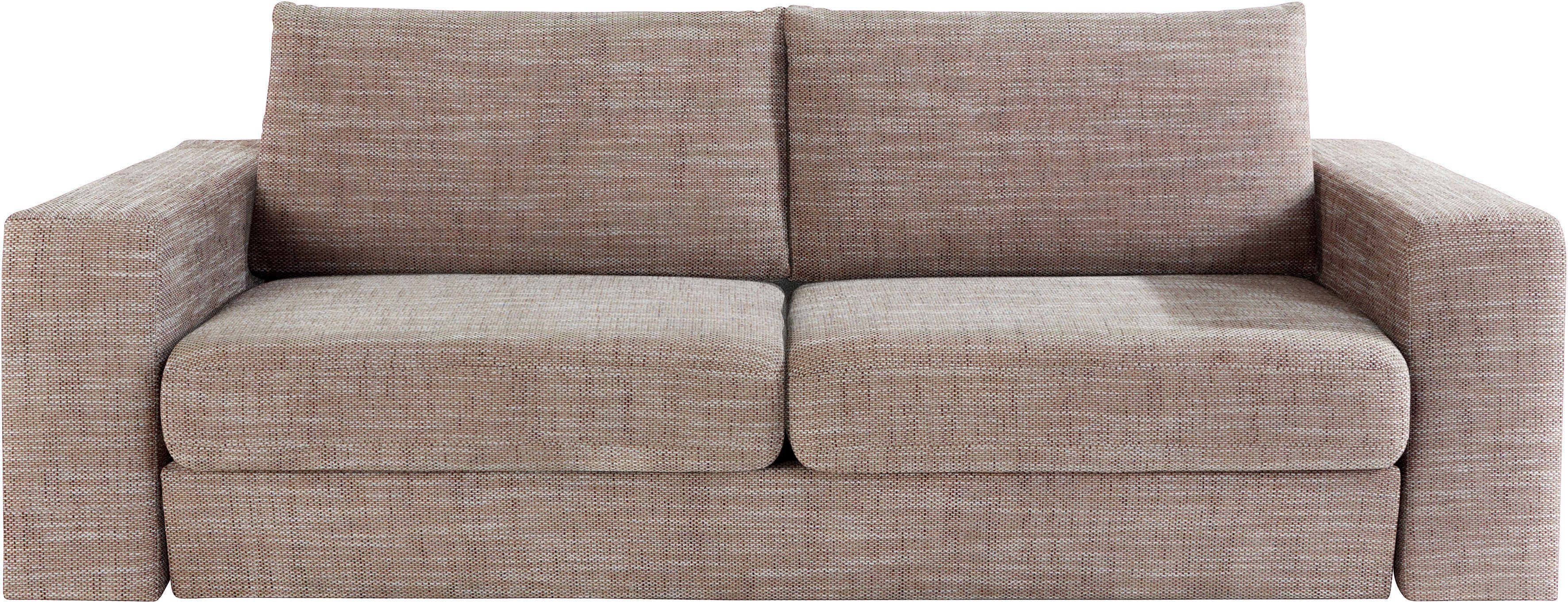 LOOKS by Wolfgang Joop 4-Sitzer Looksv, Verwandlungssofa: aus Sofa wird Sofa mit 2 Hockern