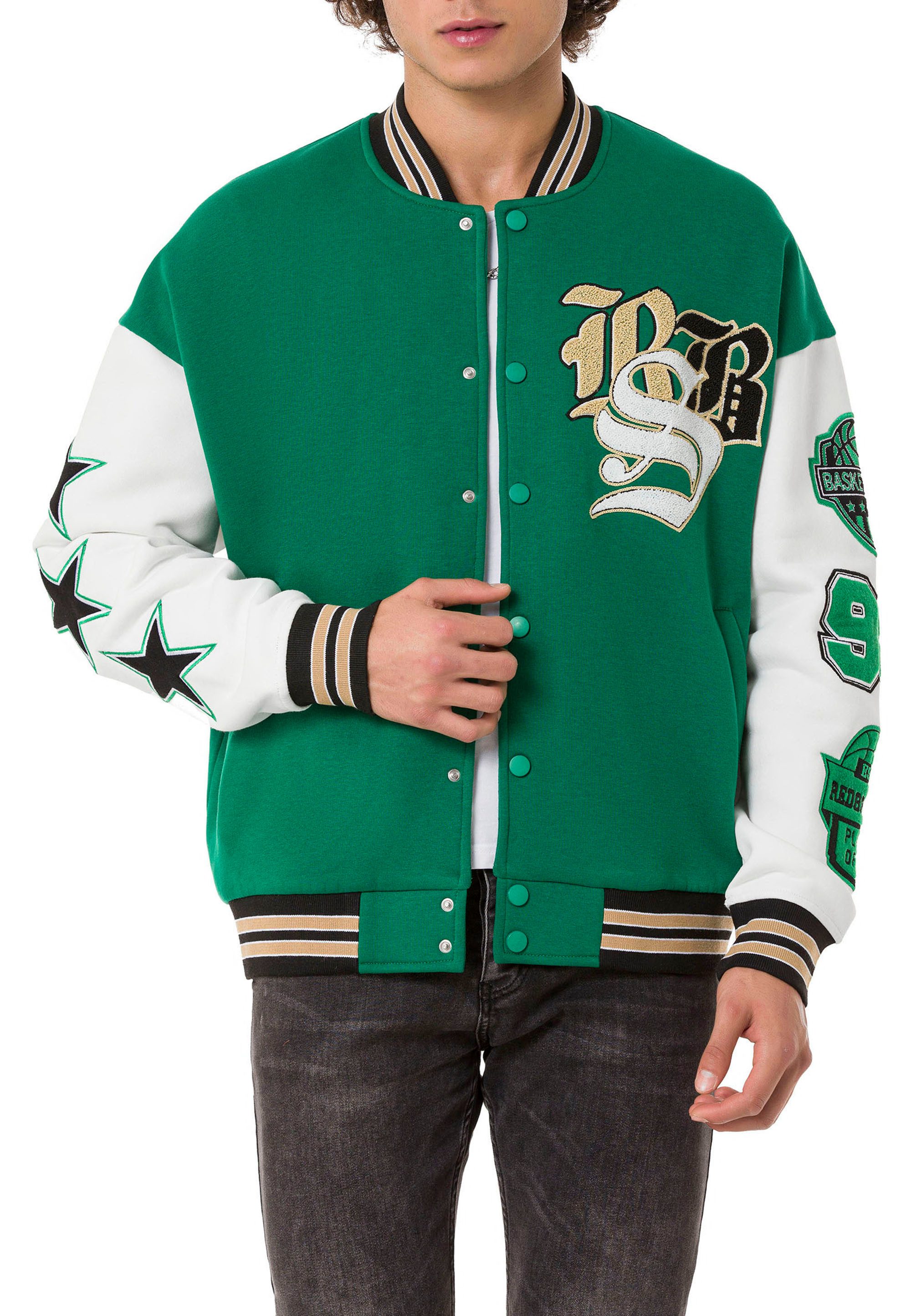 RedBridge Collegejacke im Retro-Look mit auffälligen günstig online kaufen
